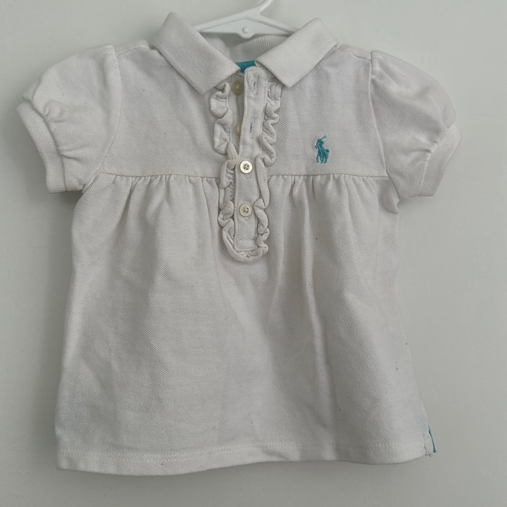 Ralph Lauren white polo size 9M
